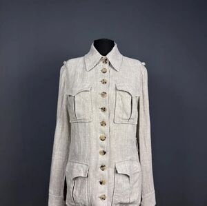 Etro Beige Linen Jacket